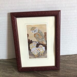 Cash’s Silk Woven Owl Art